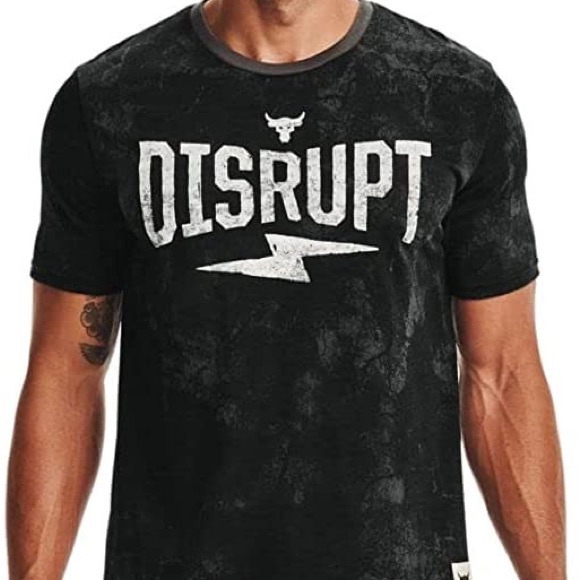 Under Armour Other - Men's Under Armour Project Rock DISRUPT Short Sleeve Shirt Black